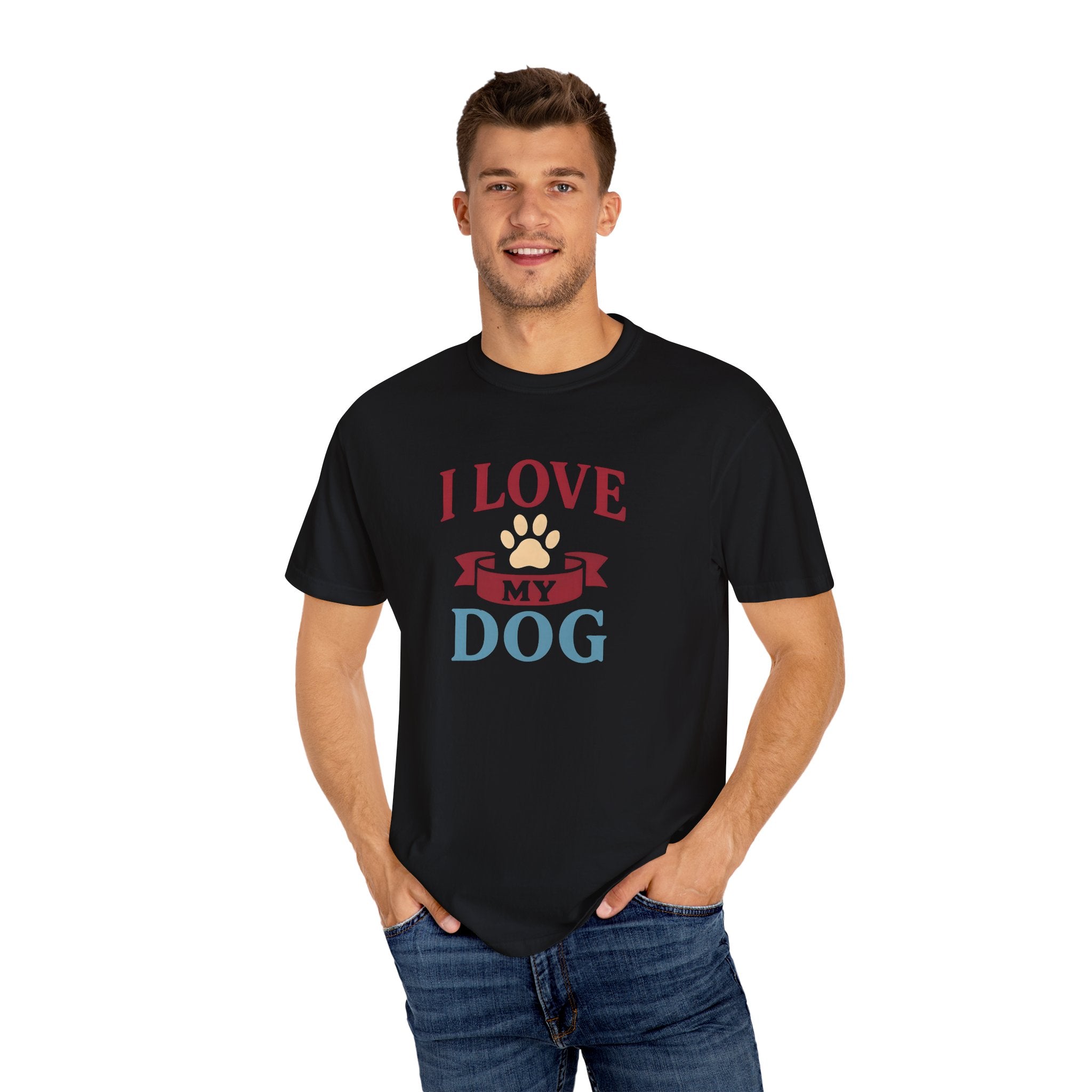 Dog Lover Unisex T-Shirt - I Love My Dog, Cute Pet Apparel, Gift for Dog Owners, Animal Lover Tee, Casual Everyday Style
