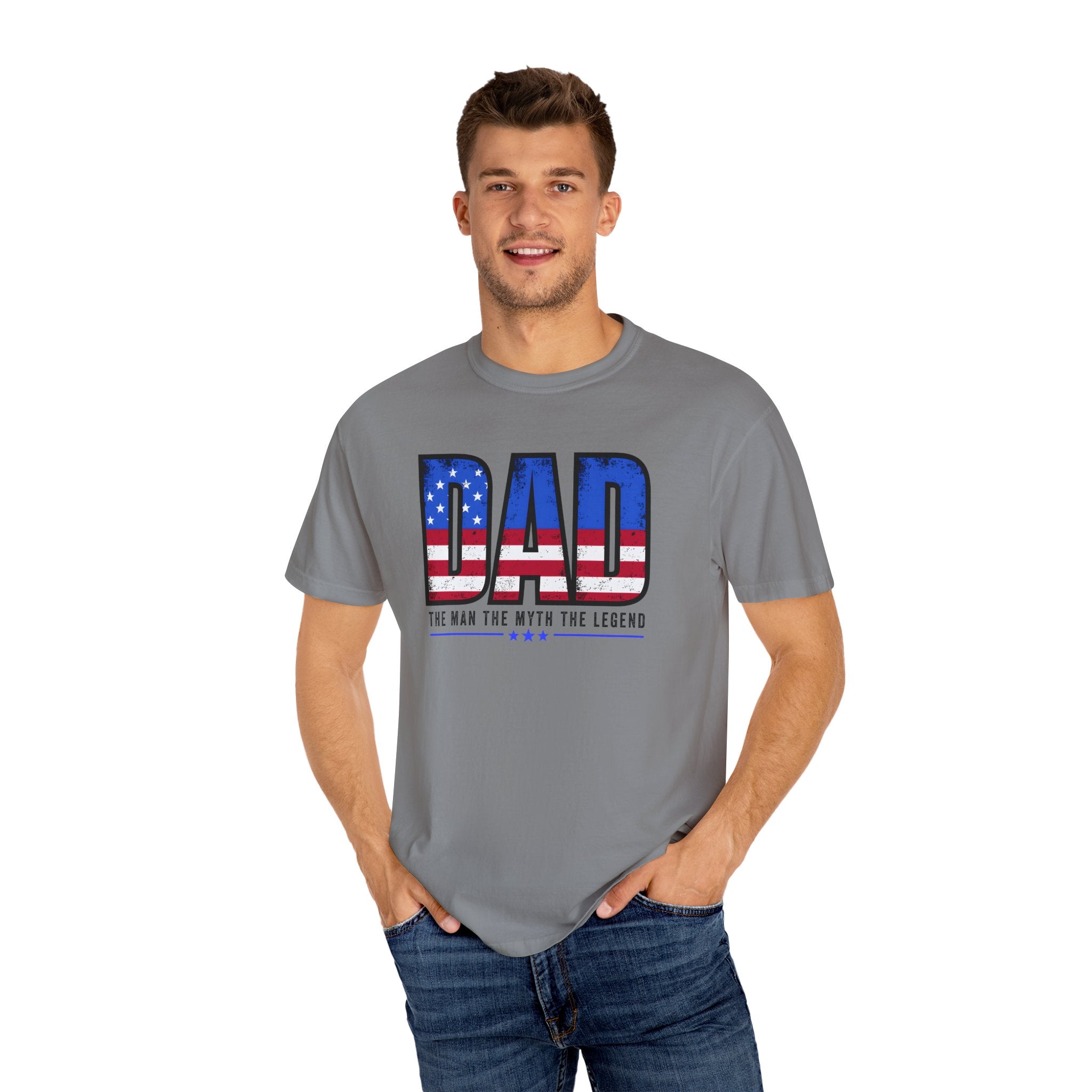 Unisex Garment-Dyed T-shirt Dad the man