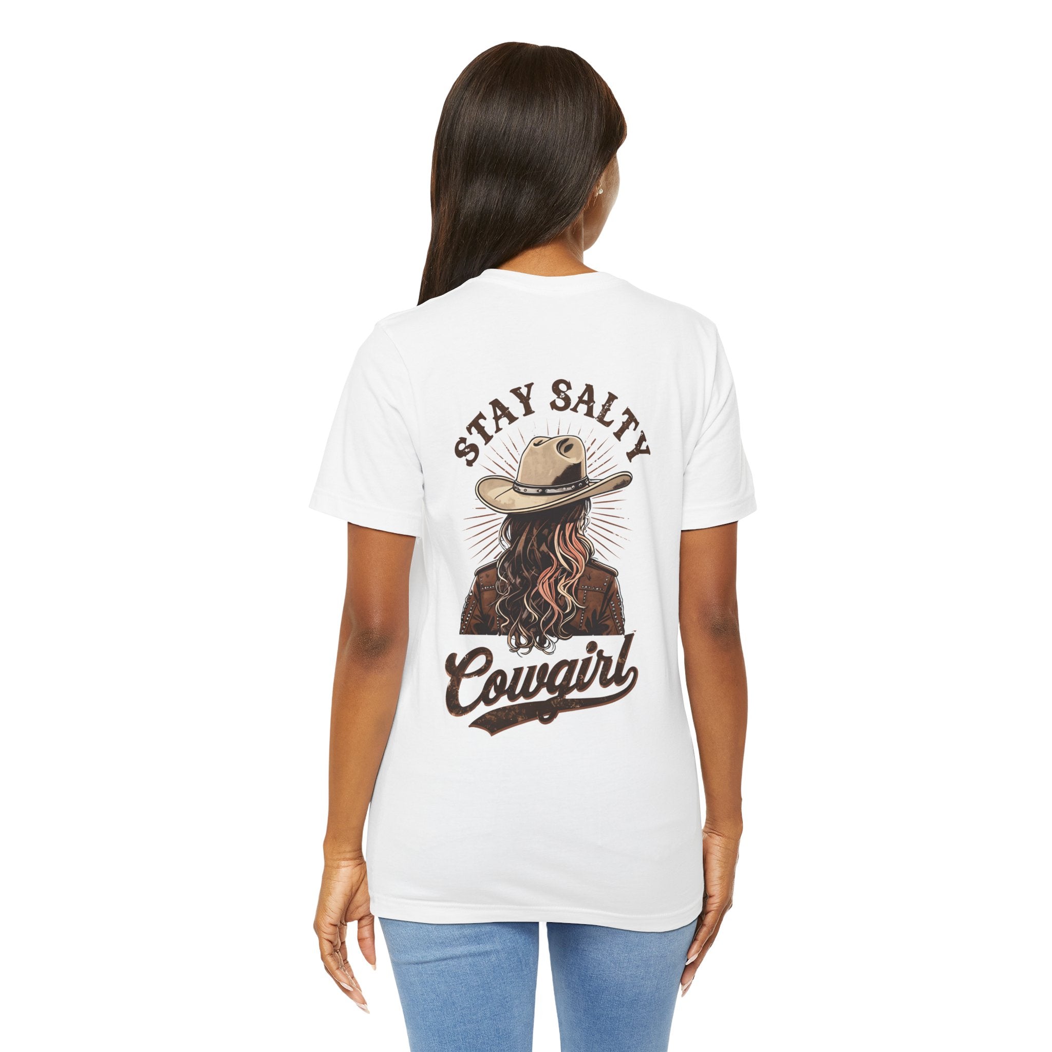 Stay Salty Cowgirl T-Shirt — Western Cowgirl Graphic Tee