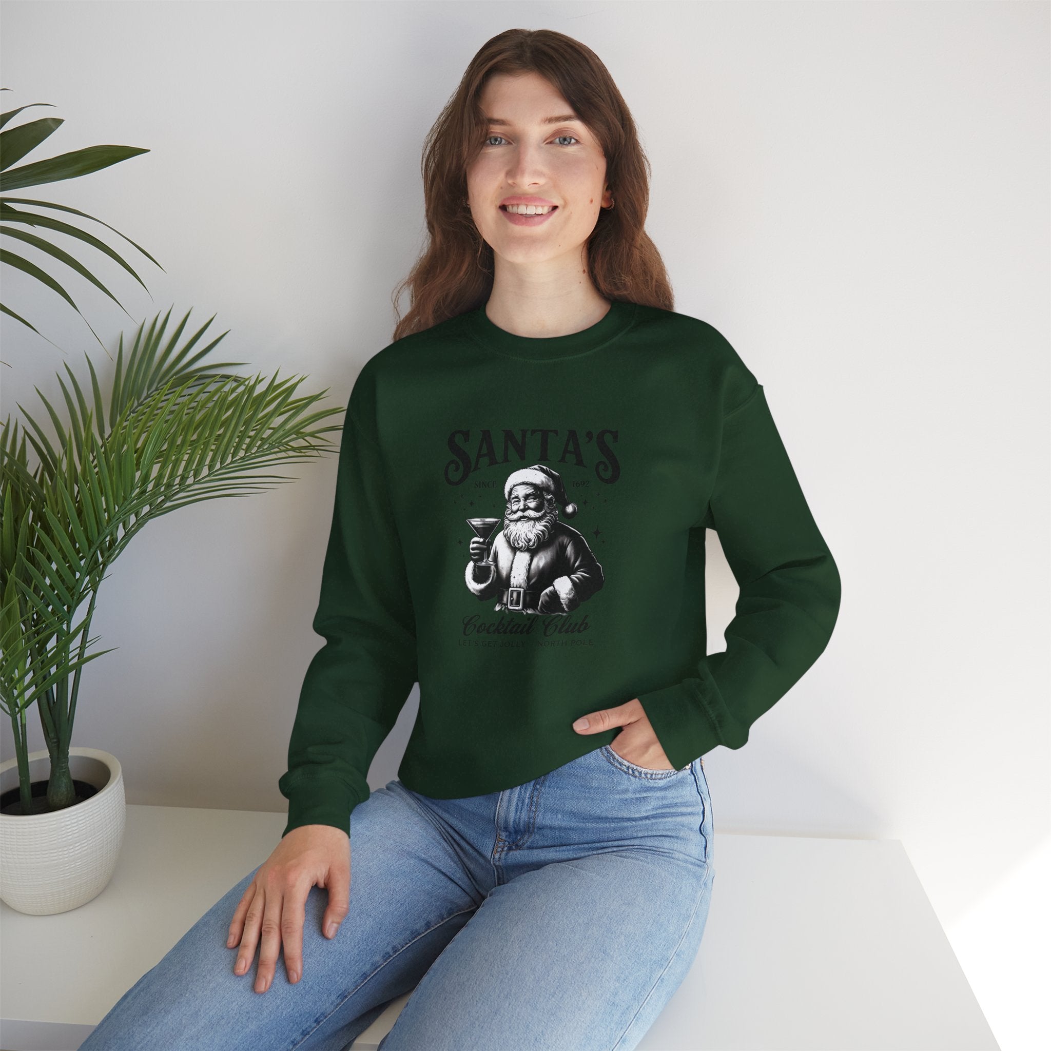 Santa's Cocktail Club Sweatshirt