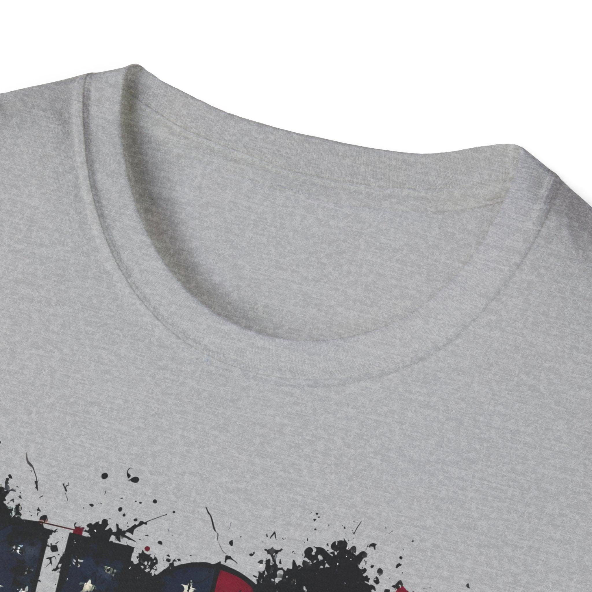 USA Flag Grunge T-Shirt — Distressed American Flag Graphic Tee for 4th of July