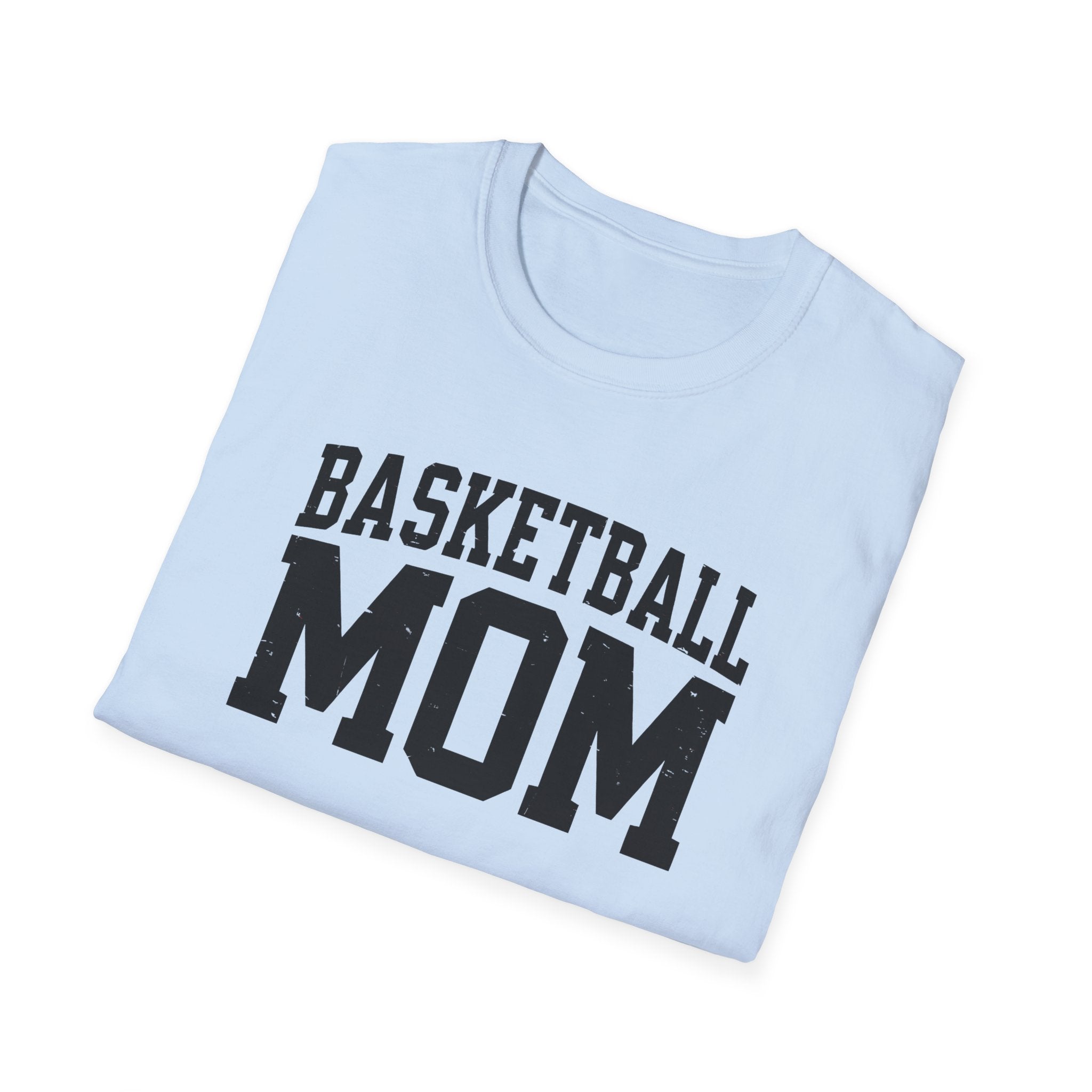 Basketball Mom Unisex Softstyle T-Shirt - Perfect Gift for Sports Enthusiasts