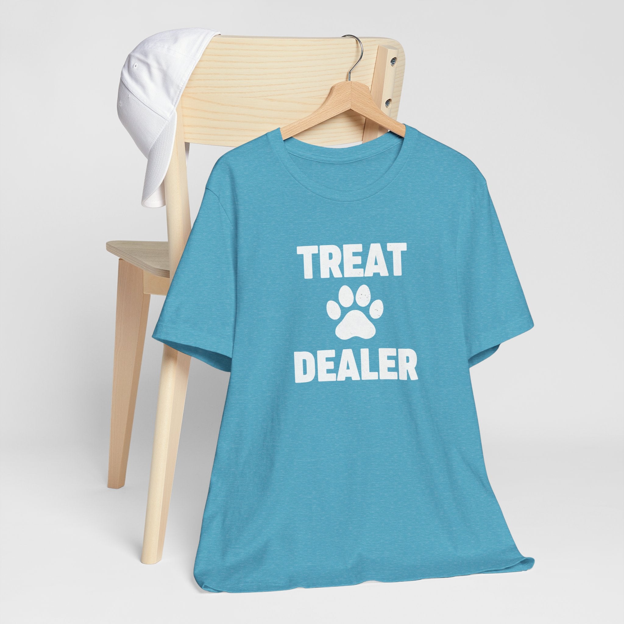 Treat Dealer T-Shirt — Funny Paw Print Tee for Dog Lovers
