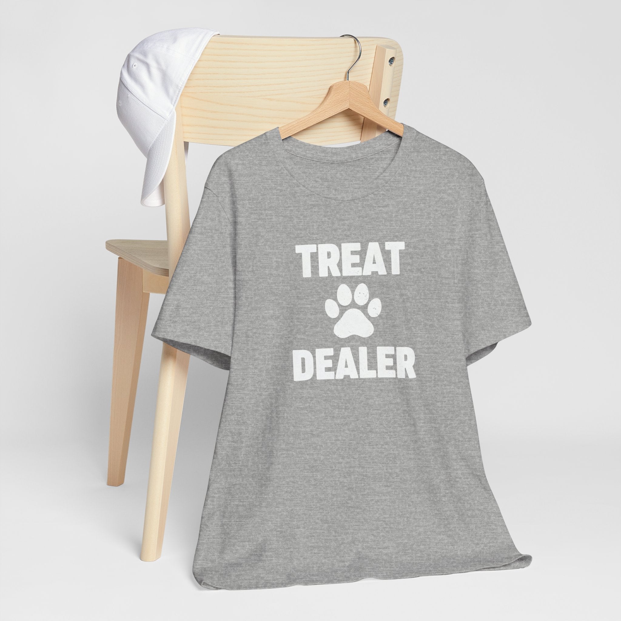 Treat Dealer T-Shirt — Funny Paw Print Tee for Dog Lovers