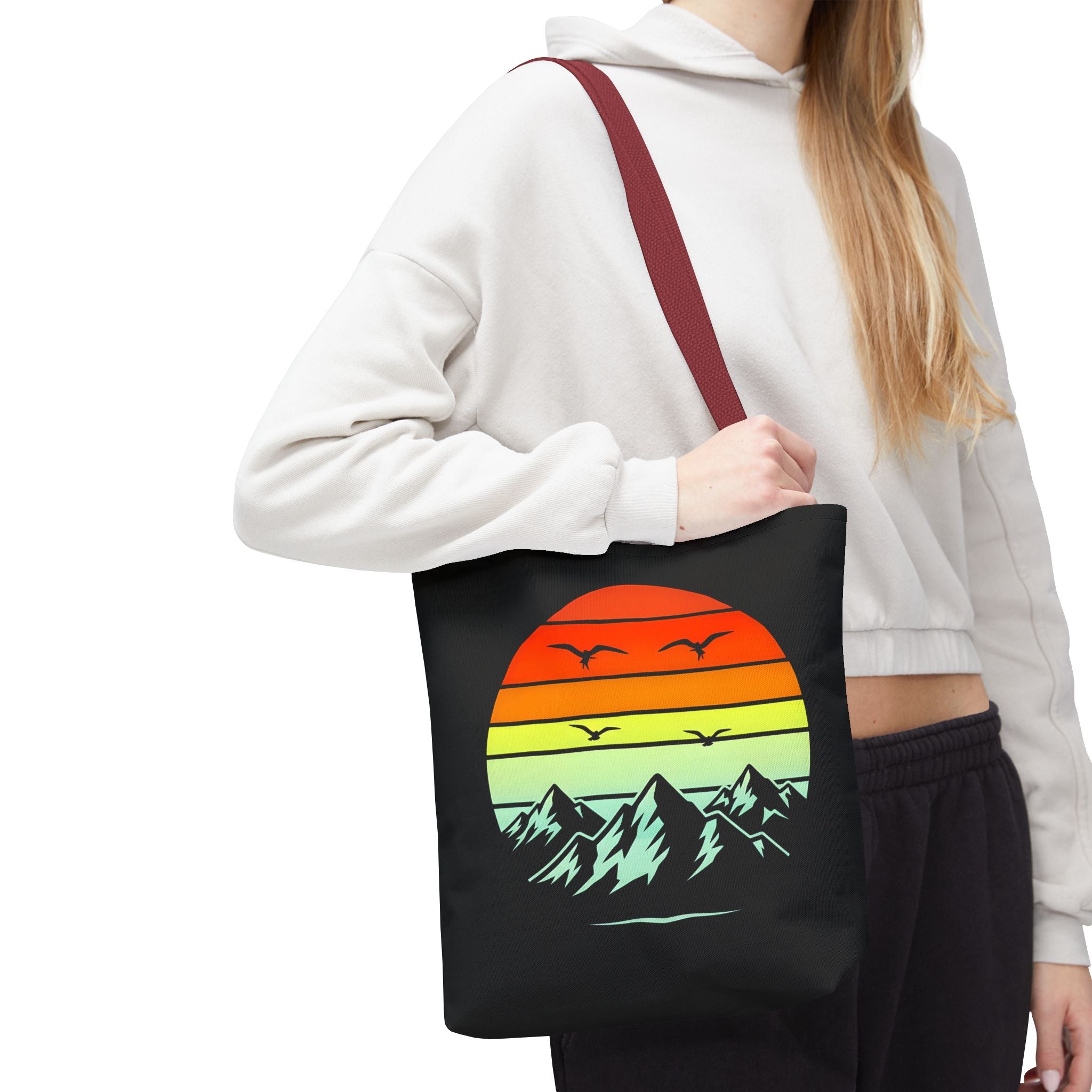 Sunset Mountain Tote Bag