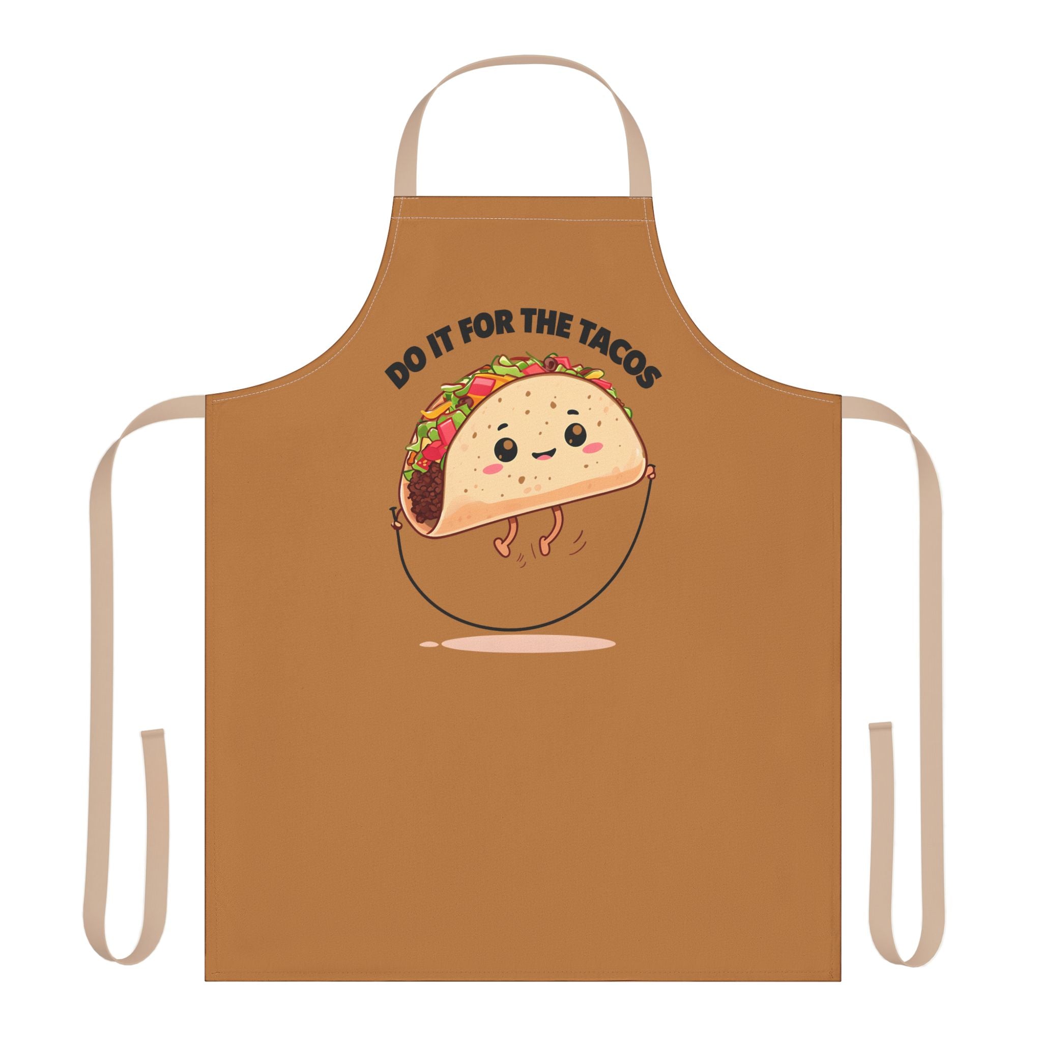 Apron — "Do It For The Tacos" Cute Taco Graphic Cooking Apron