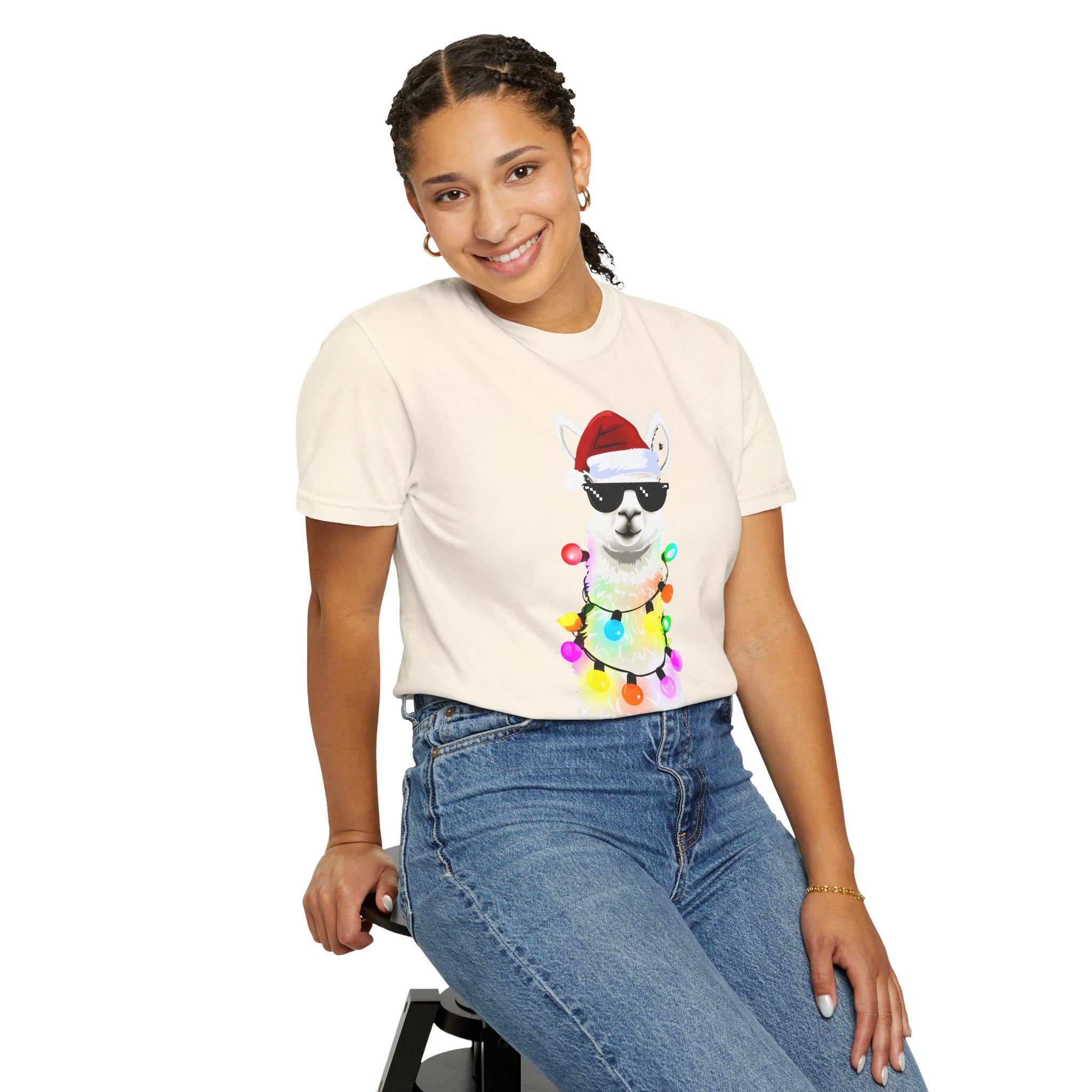 Cool Christmas Llama T-Shirt