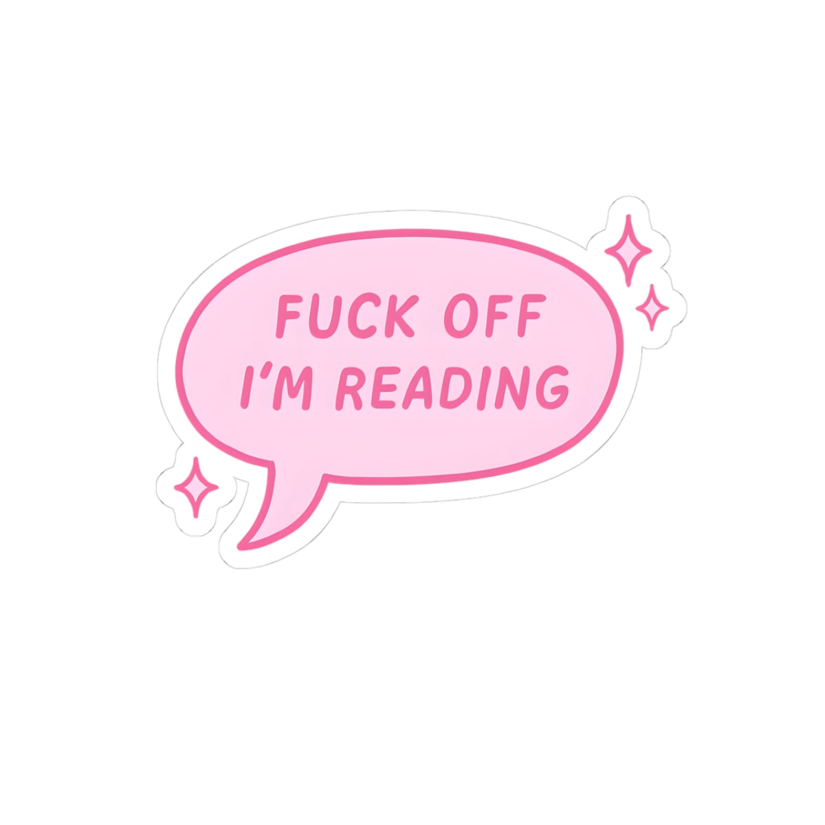 Reading Humor Kiss-Cut Stickers, Funny Laptop Stickers, Book Lover Gifts, Cute Desk Decor, Reading Quotes
