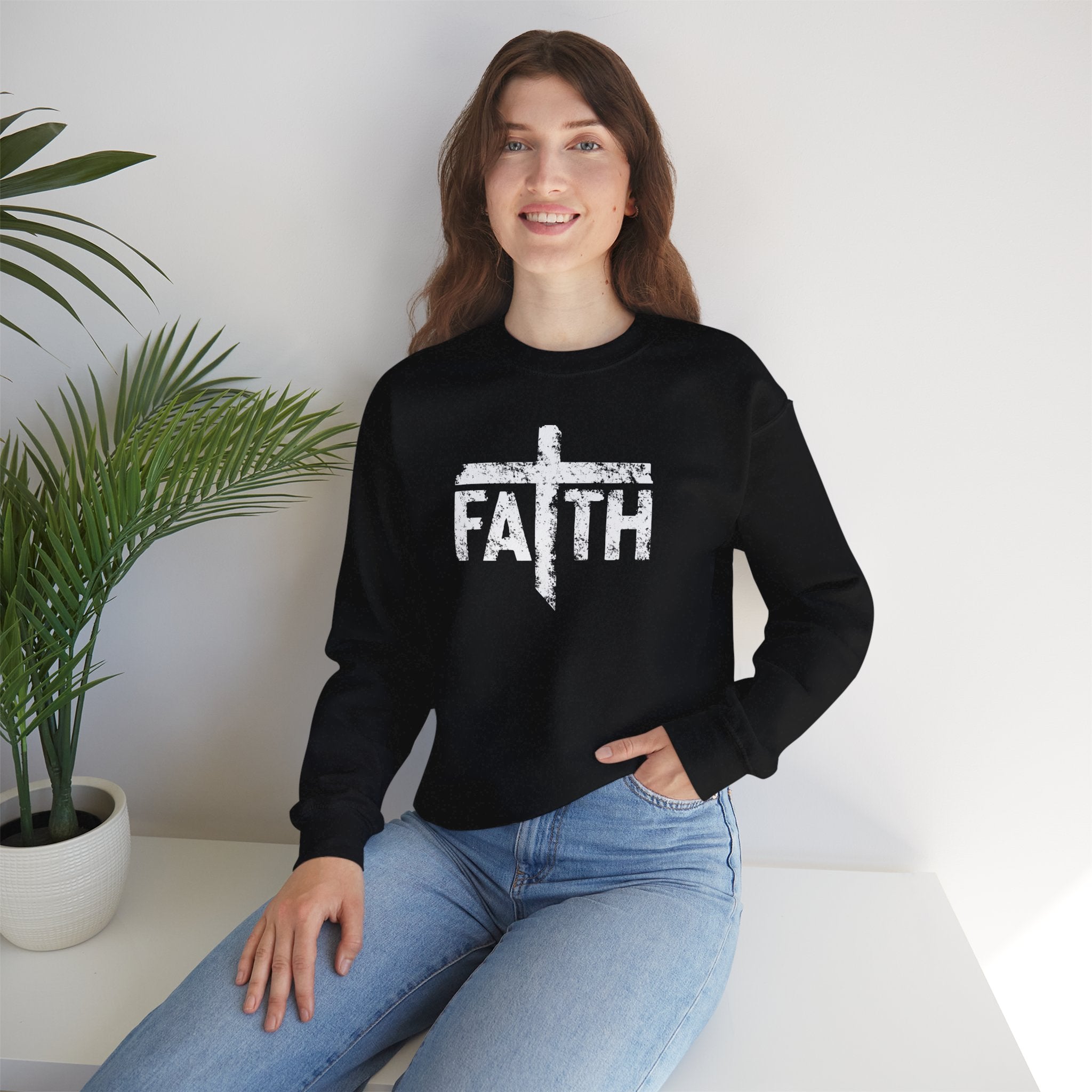 Faith-Inspired Unisex Crewneck Sweatshirt - Cozy Faithful Apparel, Gifts for Believers, Religious Sweatshirt, Christian Comfort Wear, [...]