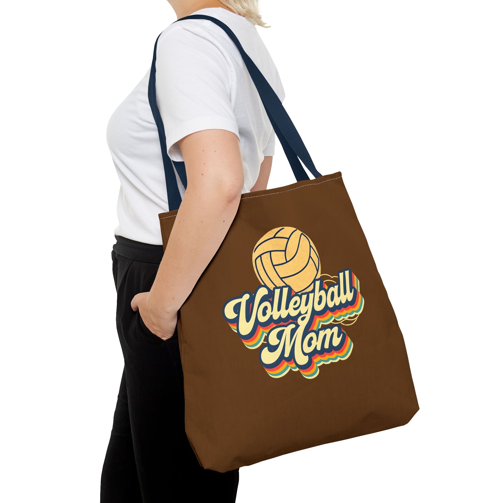Volleyball Mom Tote Bag - Sports Mom Gift for Volleyball Matches and Games