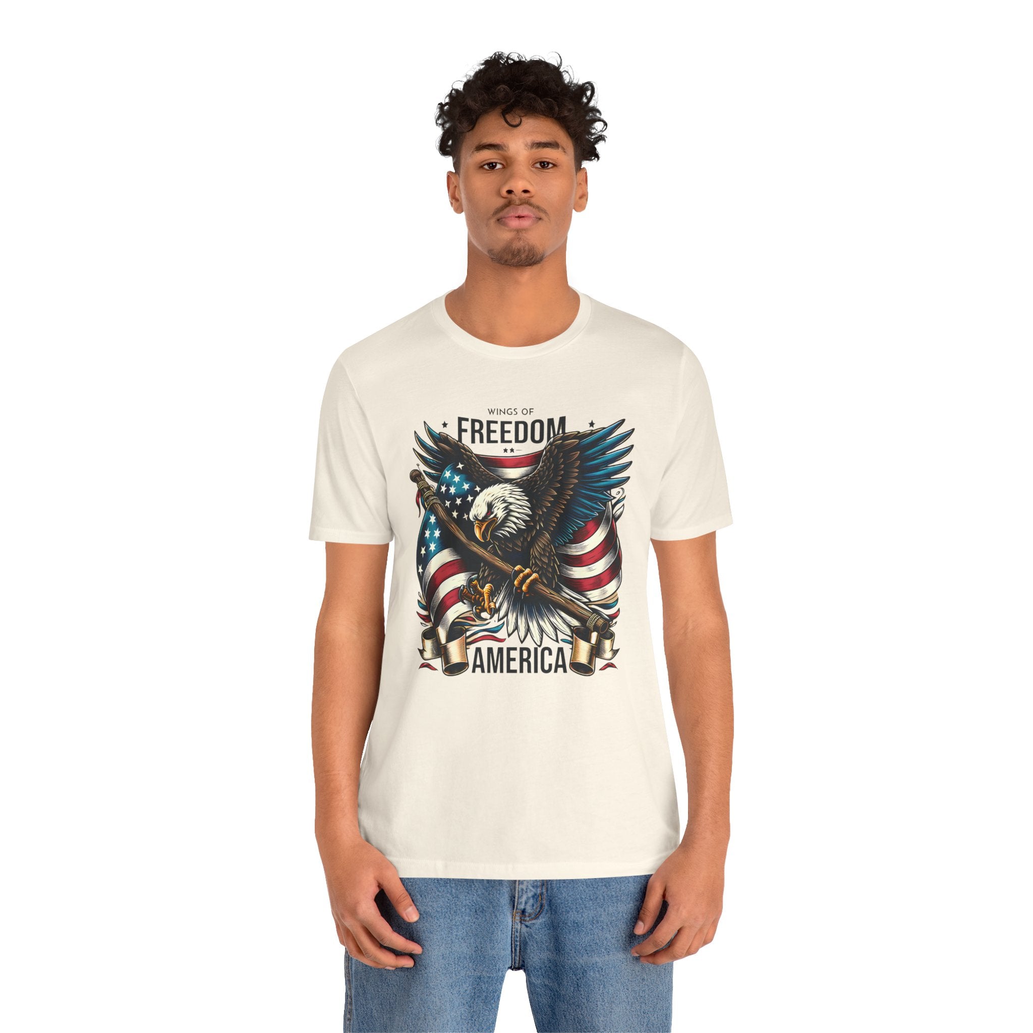Patriotic Eagle T-Shirt – Freedom America Graphic Tee