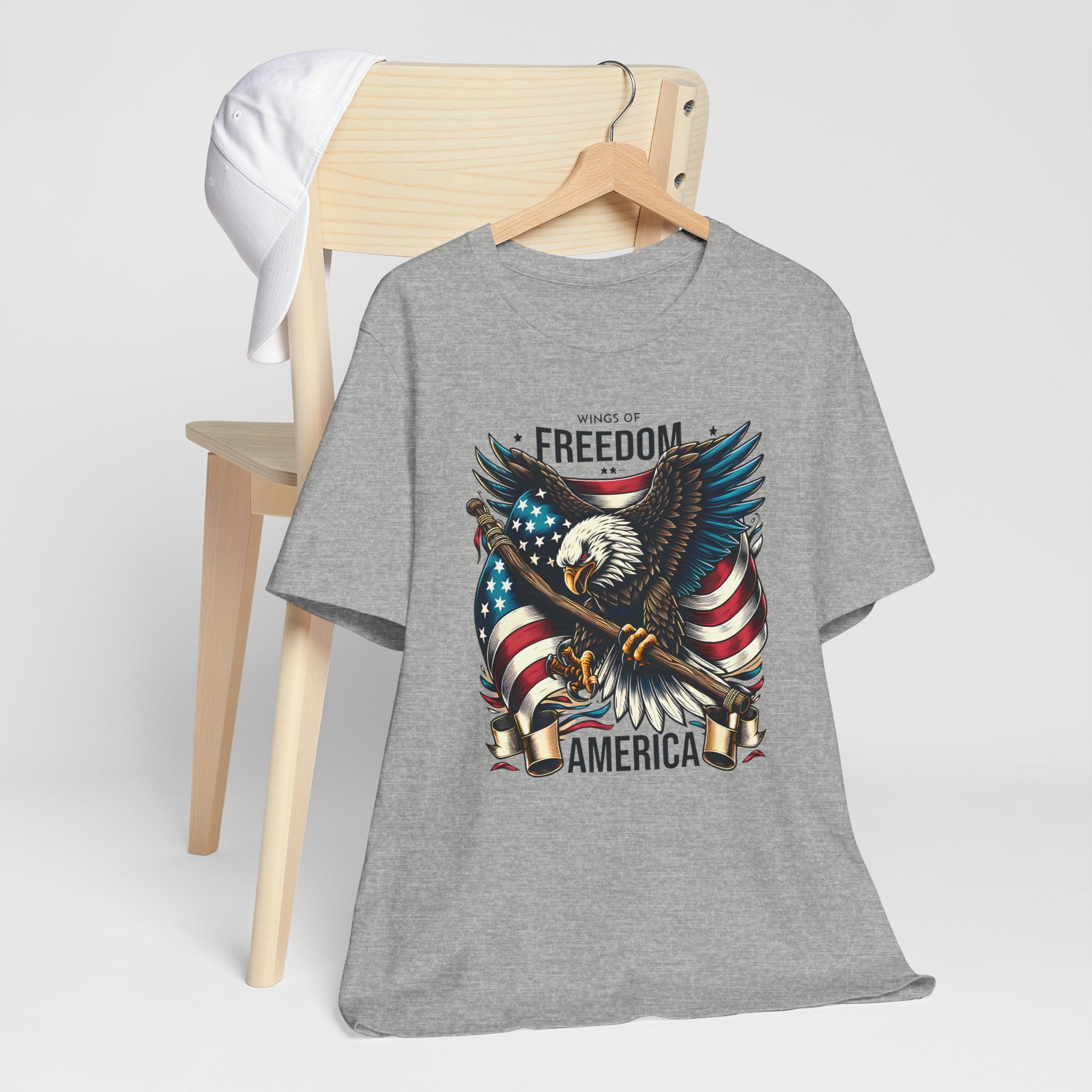 Patriotic Eagle T-Shirt – Freedom America Graphic Tee