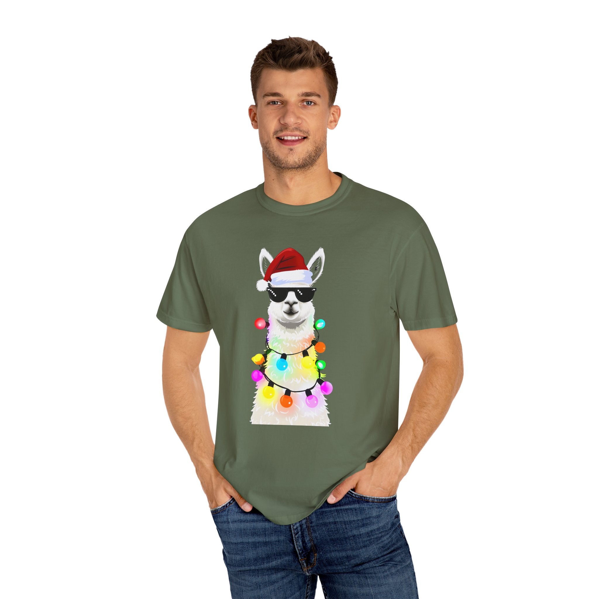 Cool Christmas Llama T-Shirt